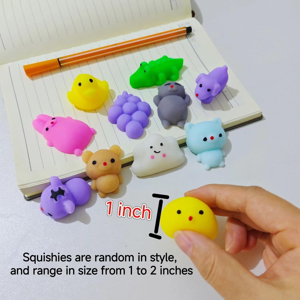 Massive 80-Piece Mochi Squishy Toys Bulk Set