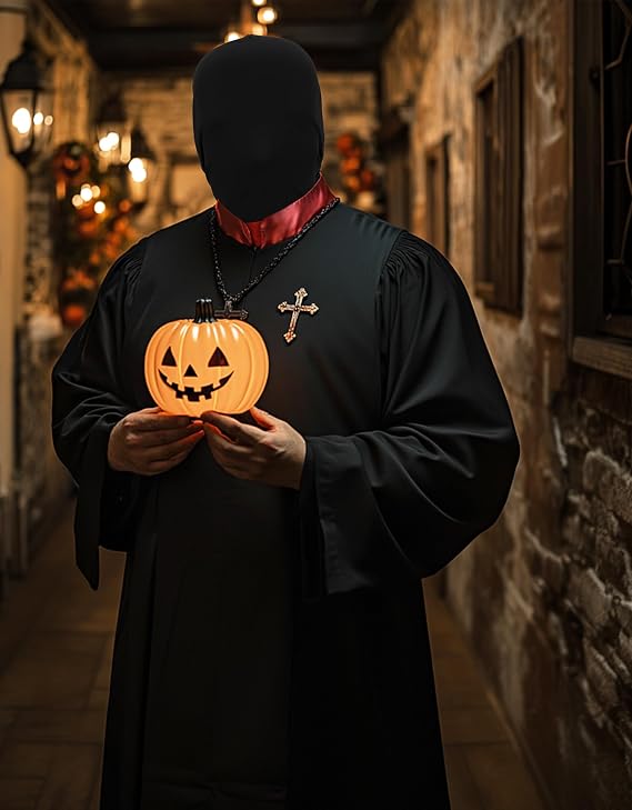 Spandex Full Face Mask 2-Piece Halloween Costume