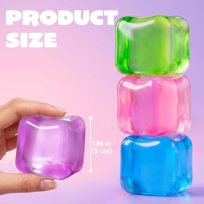 Premium Stress Cube 4-Pack Squishy Fidget Toys