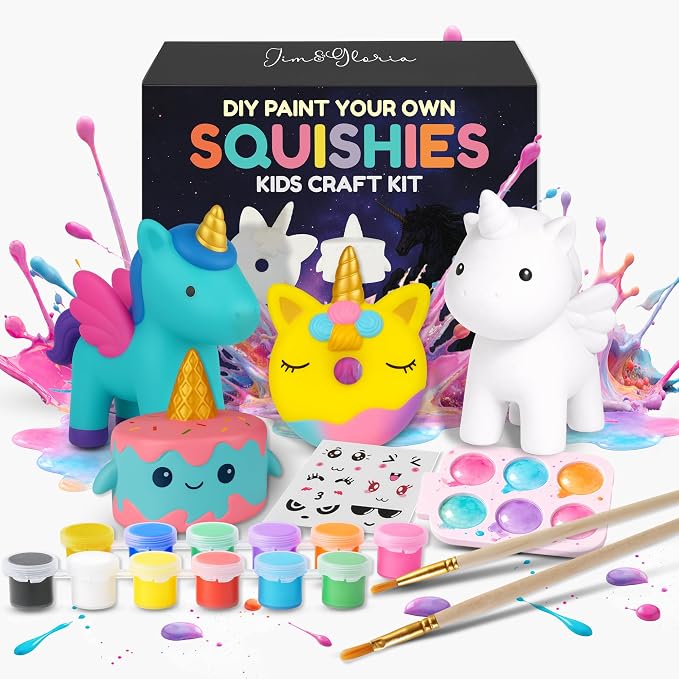 Creative Paint Your Own Squishies DIY Craft Kit