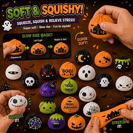 Halloween Squishy Toys Advent Calendar