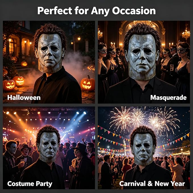Menacing Horror Halloween Mask Adults Cosplay