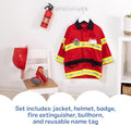 Firefighter Dress Up Set for Kids Role Play