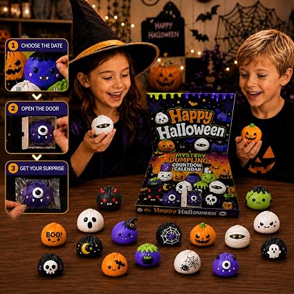 Halloween Squishy Toys Advent Calendar