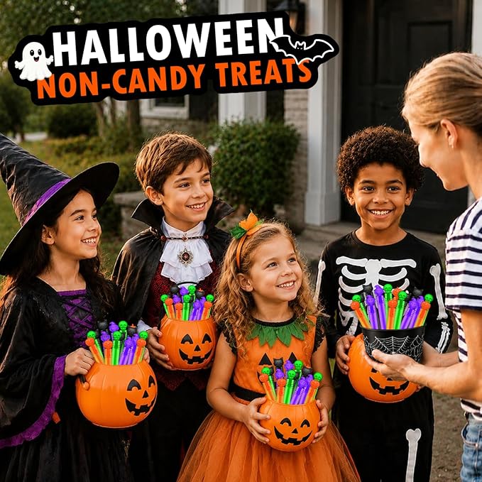 Halloween Mini Bubble Wands 300-Piece