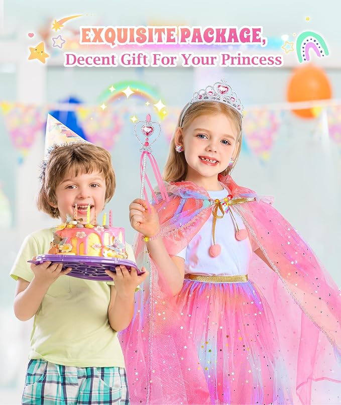 Princess Dress Up Set for Girls Light Up