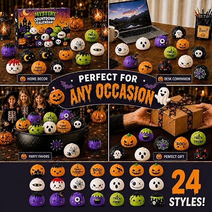 Halloween Squishy Toys Advent Calendar