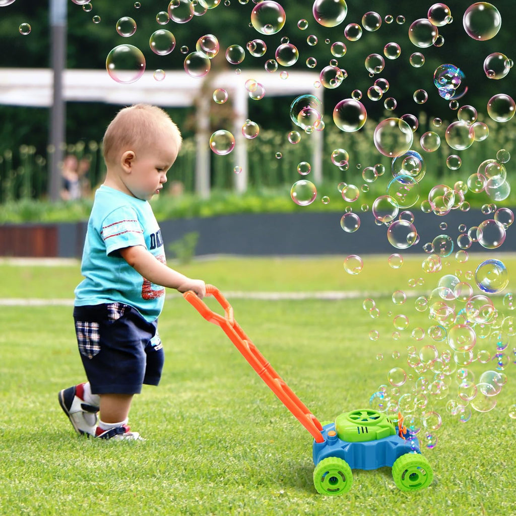 Playful Bubble Lawn Mower Toddler Outdoor Toy