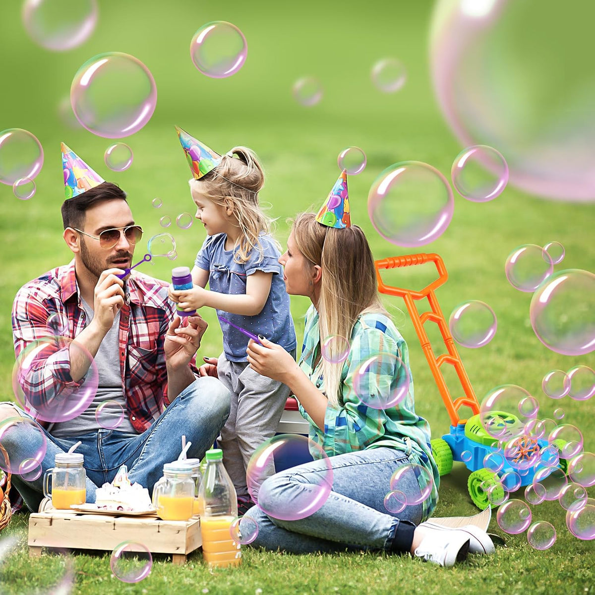 Playful Bubble Lawn Mower Toddler Outdoor Toy