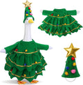 Spooky Halloween Goose Costume 23-Inch Lawn Statue