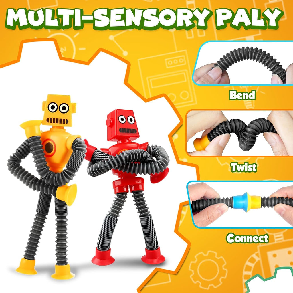 Soothing Sensory Fidget Toys 8-Piece Suction Cup