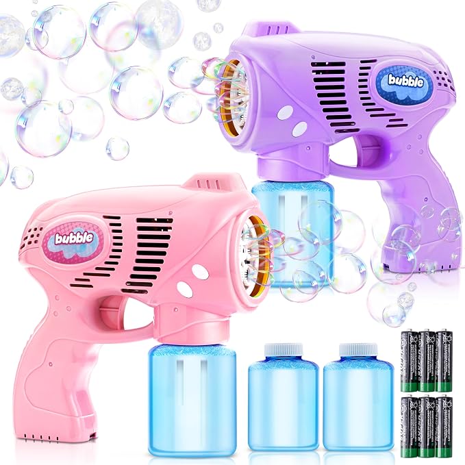 Joyful Bubble Gun for Kids Automatic Bubble Machine