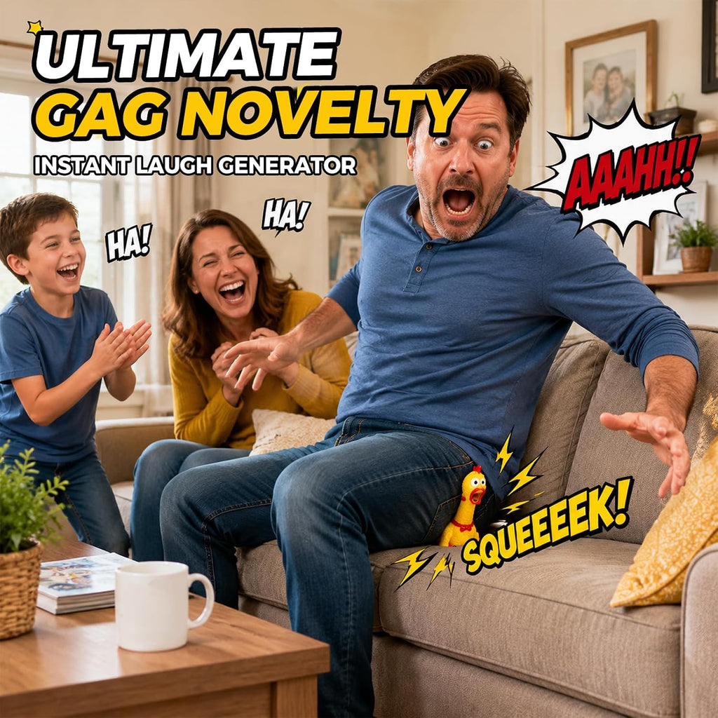 Hilarious Screaming Chicken Toy Interactive Novelty