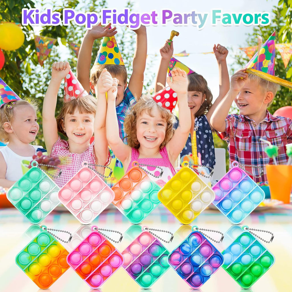 Playful Halloween Pop Fidget Toys 30-Pack Mini