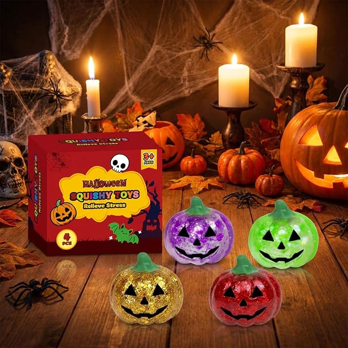 Spooky Halloween Stress Cube Party Favors Fidget