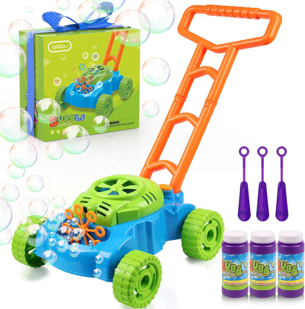 Playful Bubble Lawn Mower Toddler Outdoor Toy