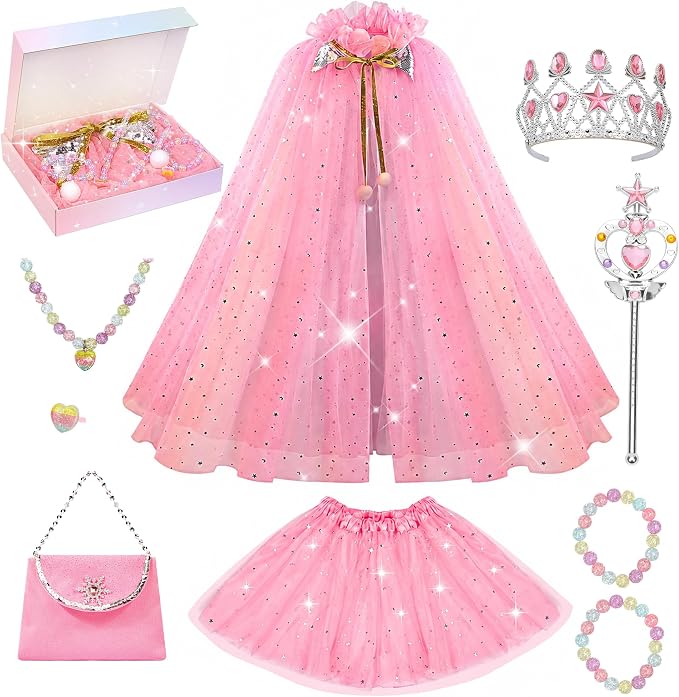 Princess Dress Up Toy for Girls Light Up