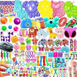 Massive Bulk Fidget Toys 1000-Piece Classroom Party Favors