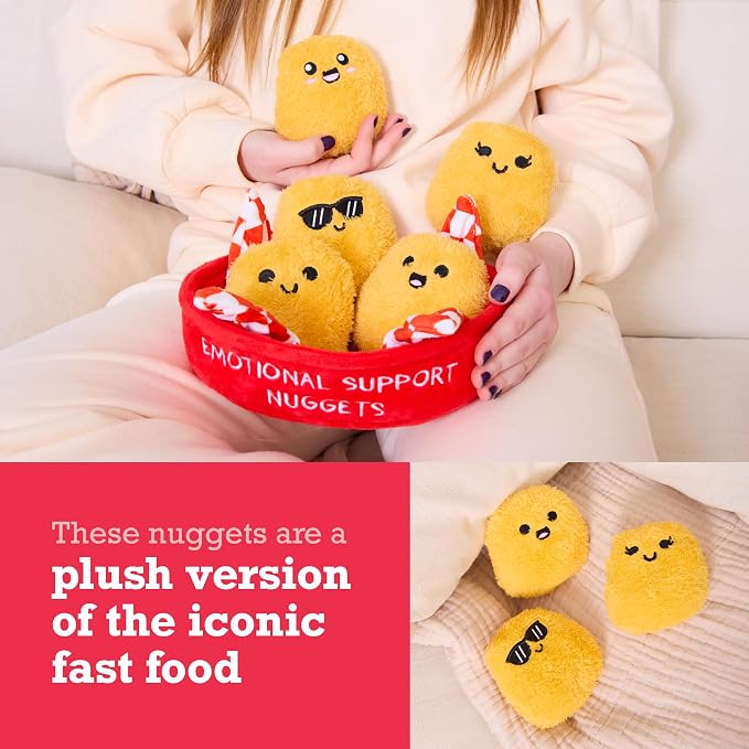 Comfort Chicken Nugget Plush Emotional Support Toy