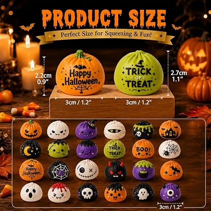 Halloween Squishy Toys Advent Calendar