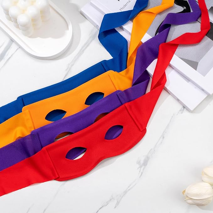 Spooky 4-Pack Halloween Eye Mask Set Cosplay