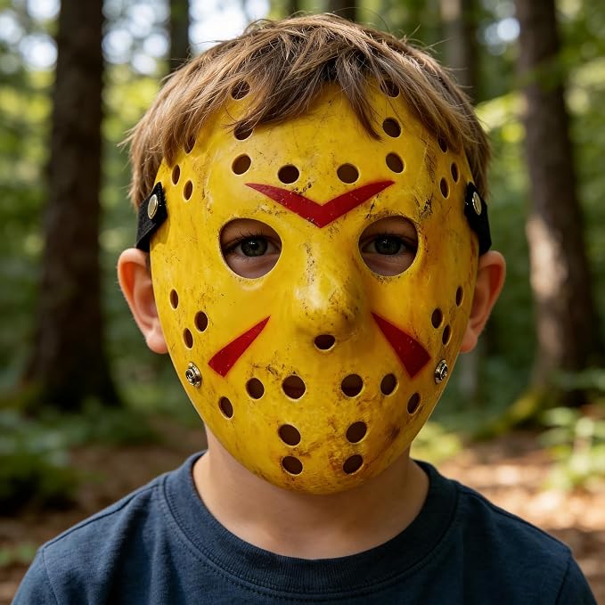 Menacing Hockey Halloween Mask Adults Cosplay