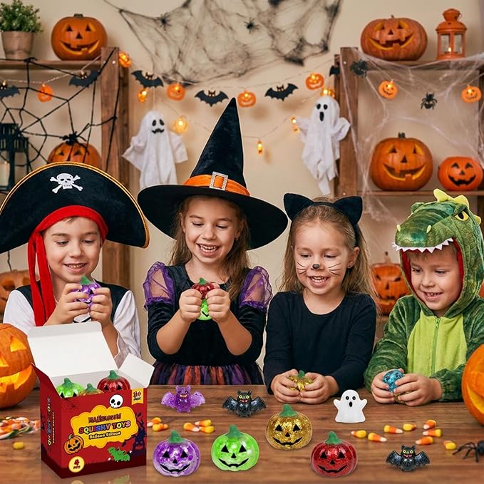 Spooky Halloween Stress Cube Party Favors Fidget