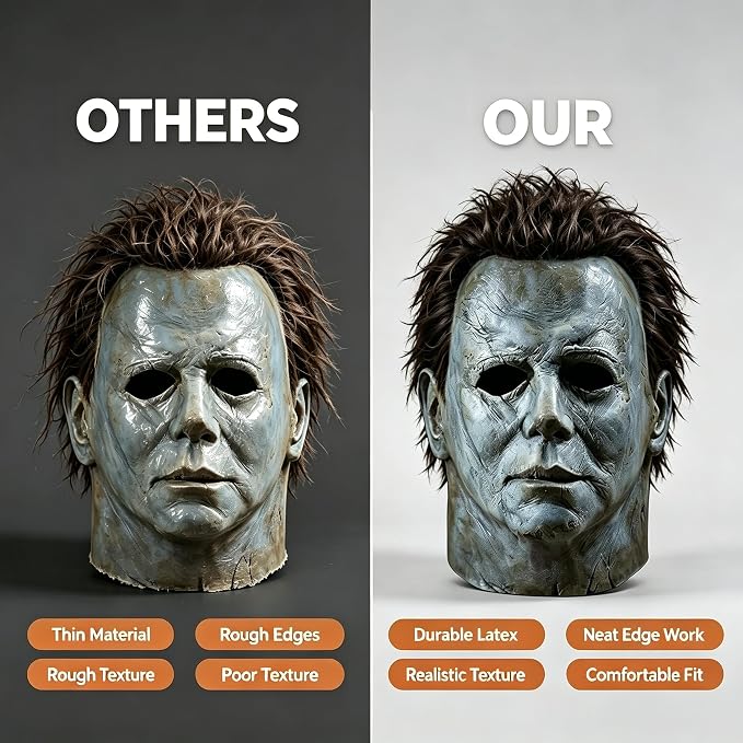 Menacing Horror Halloween Mask Adults Cosplay