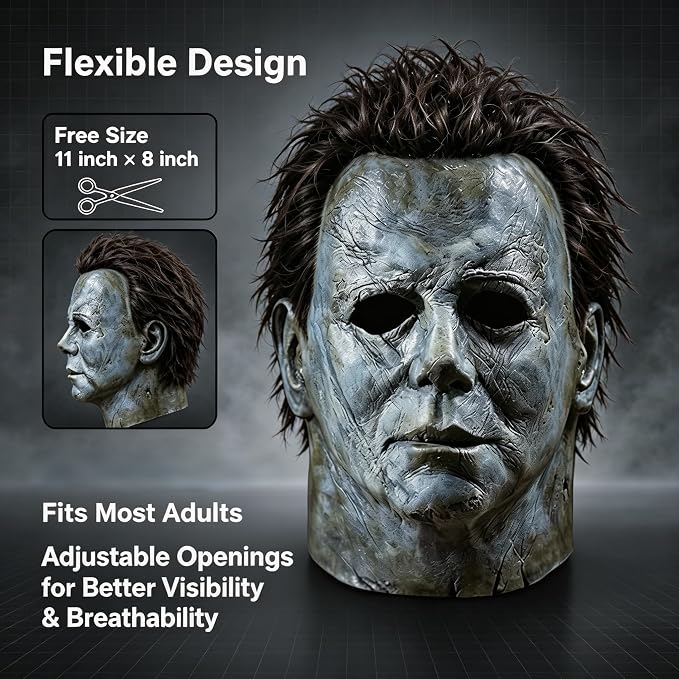 Menacing Horror Halloween Mask Adults Cosplay