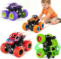 Powerful Monster Truck Toys 4-Pack Friction Play