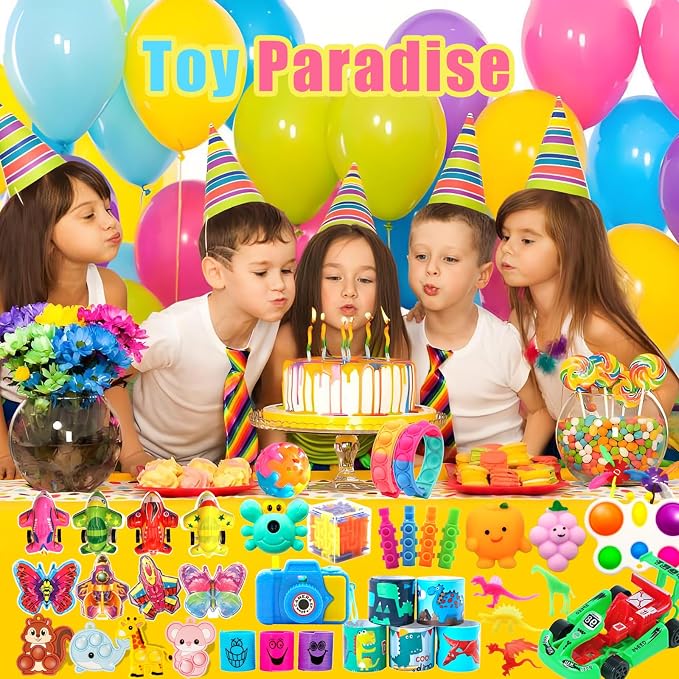 Massive Bulk Fidget Toys 1000-Piece Classroom Party Favors