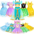 5-Sets Princess Costumes for Girls Dress Up