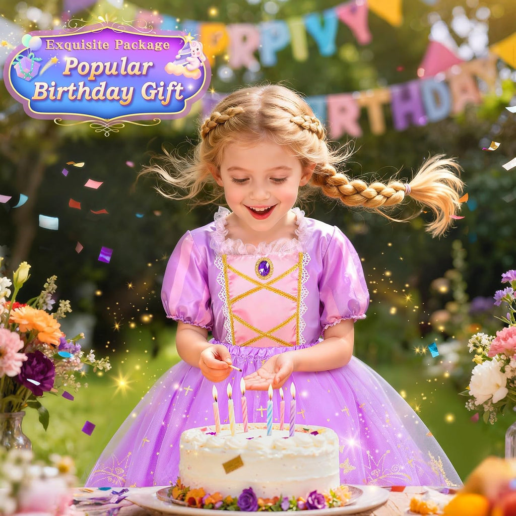 5-Sets Princess Costumes for Girls Dress Up