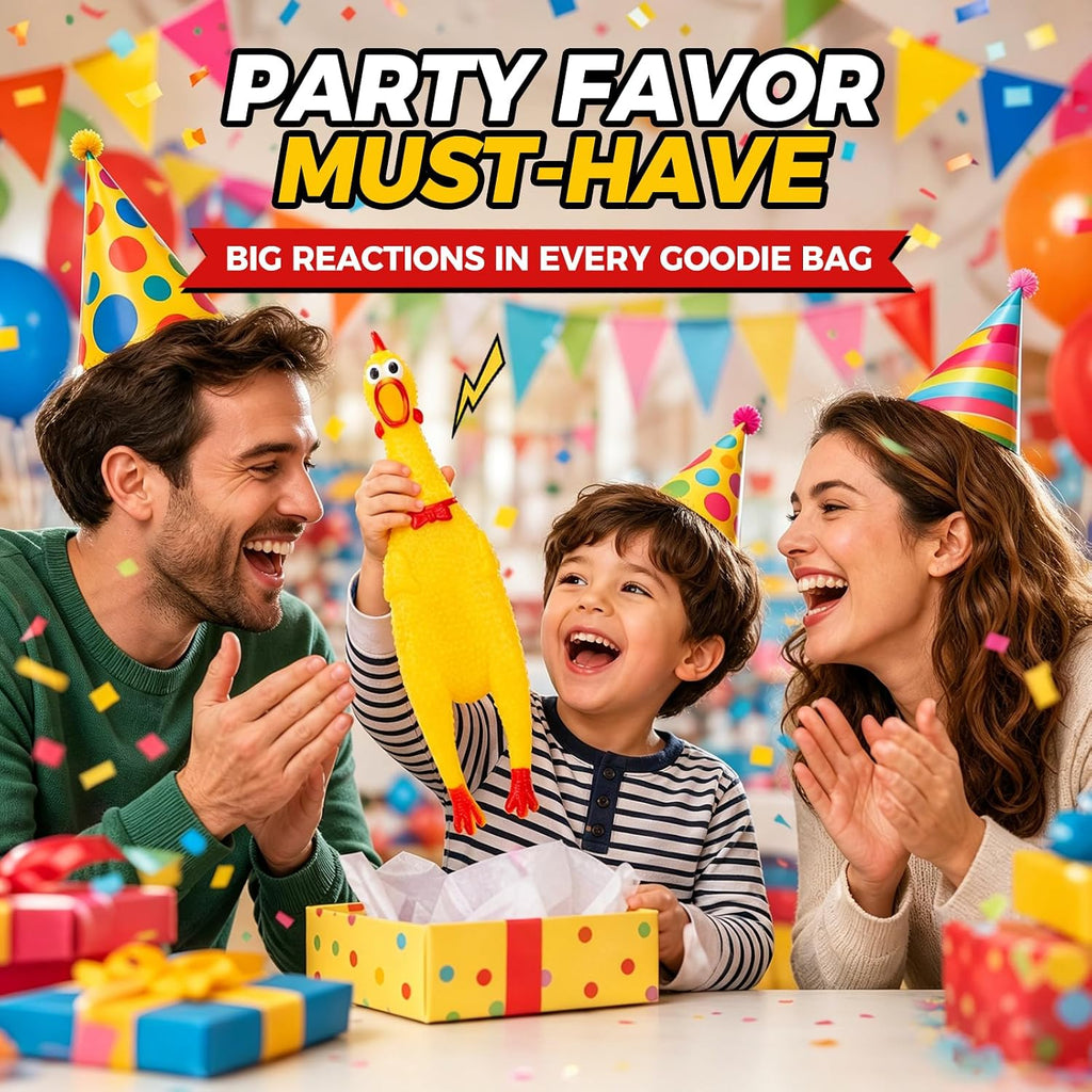Hilarious Screaming Chicken Toy Interactive Novelty