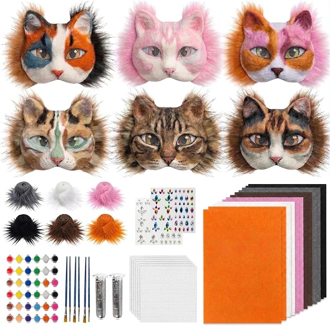 Creative Therian Mask Kit 37-Piece DIY Animal