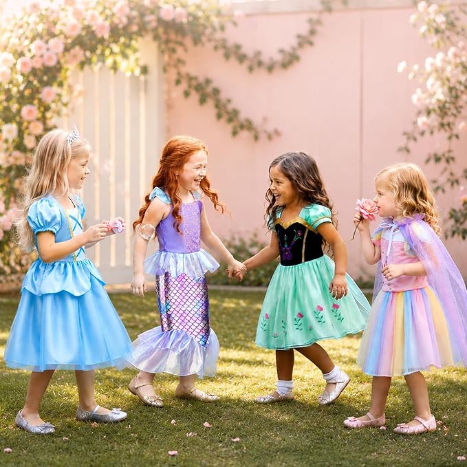 Princess Dress Up Trunk 4-Piece Set Girls