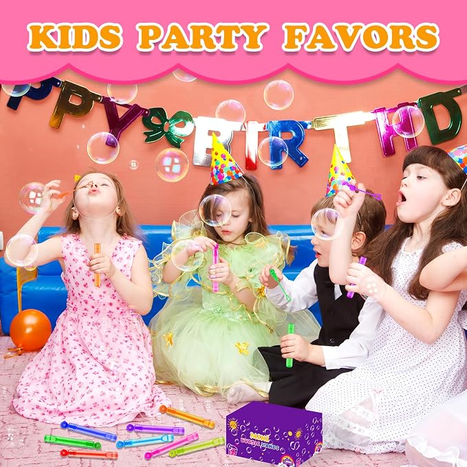 Premium Bubble Wands for Kids Party Favors Bulk