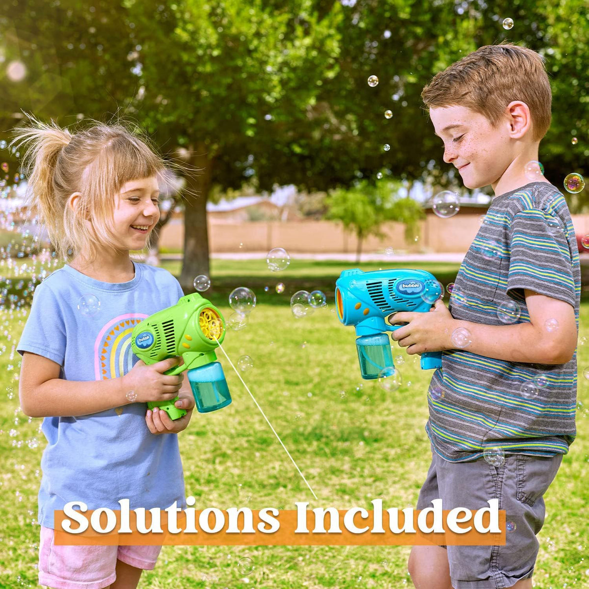 Joyful Bubble Gun for Kids Automatic Bubble Machine