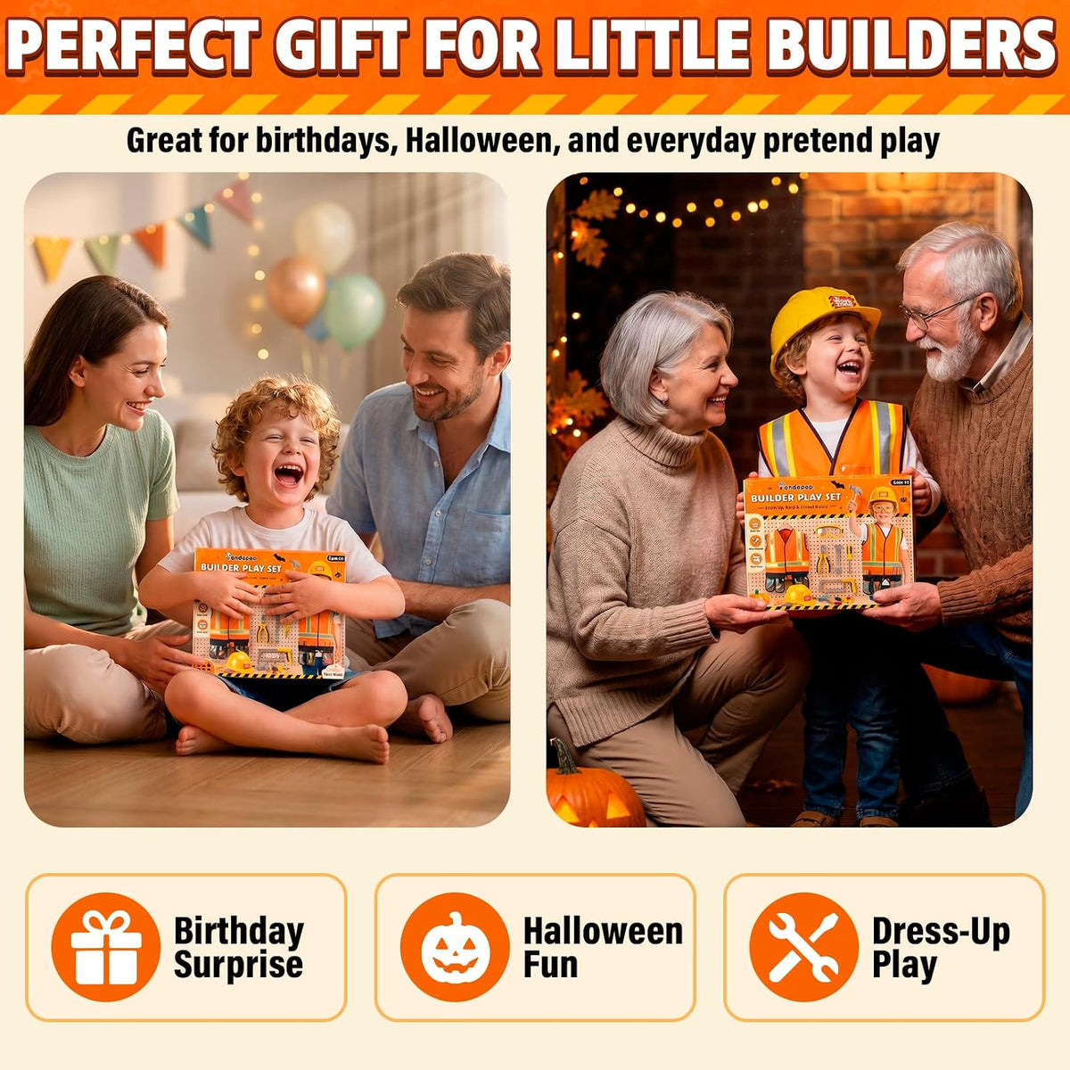 Toddler Tool Set Ages 3-5 Construction