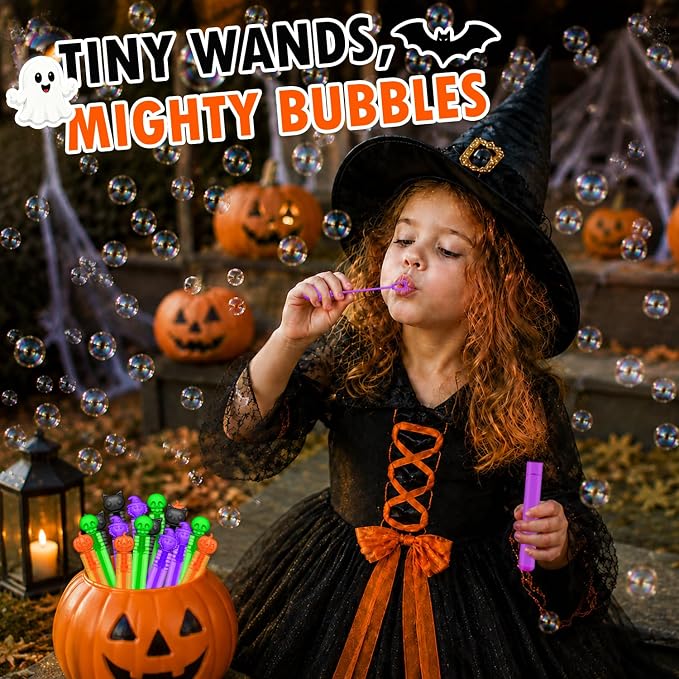 Halloween Mini Bubble Wands 300-Piece