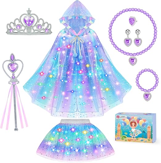 Princess Dress Up Set for Girls Light Up