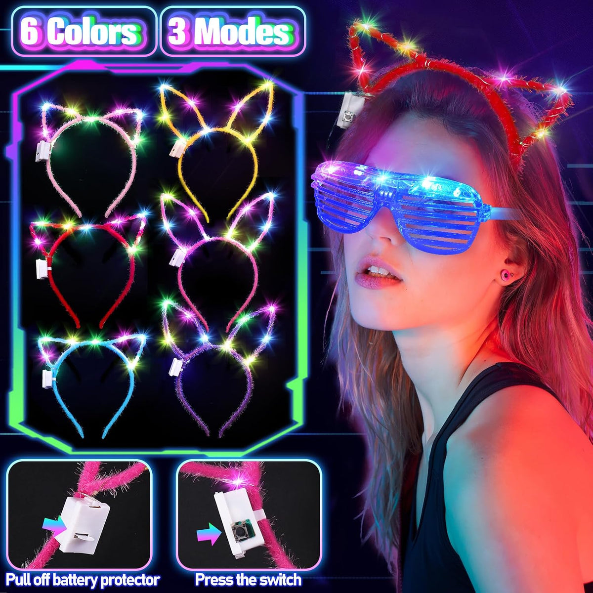 Epic 150-Piece Glow Party Supplies LED Kit