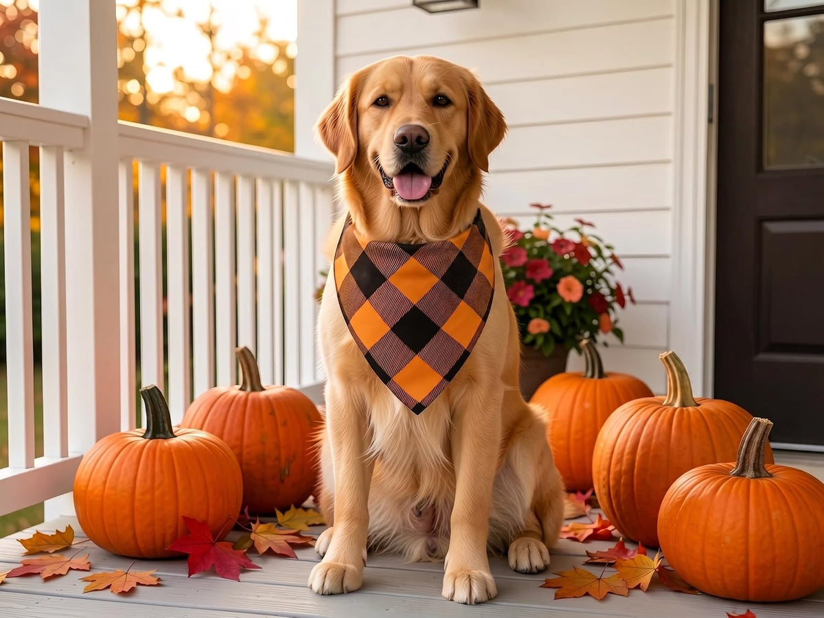 Halloween Dog Bandanas 2-Pack Reversible
