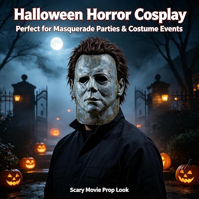Menacing Horror Halloween Mask Adults Cosplay