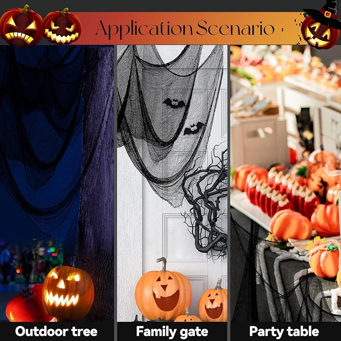 Creepy 6-Pack Halloween Cloth Spooky Decoration