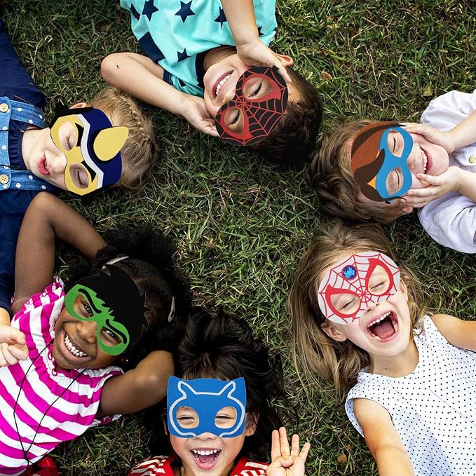 Kids 16-Pack Costume Masks Pretend Play Party
