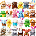 Cuddly 24-Piece Mini Plush Animals Stuffed Toys