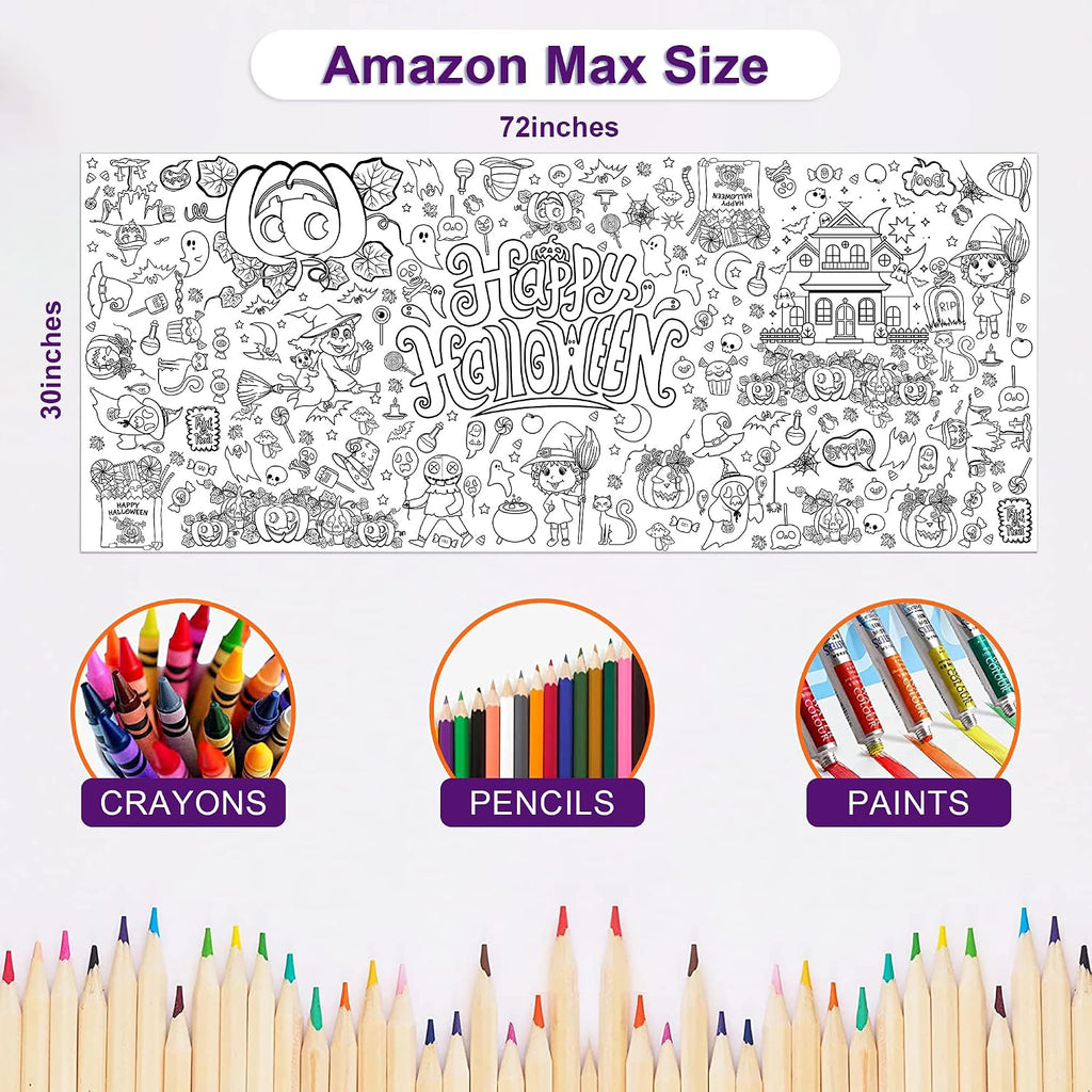 Festive Hanukkah Coloring Poster Giant 30x72