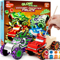 Creative DIY Wooden Monster Truck Toys Build Paint