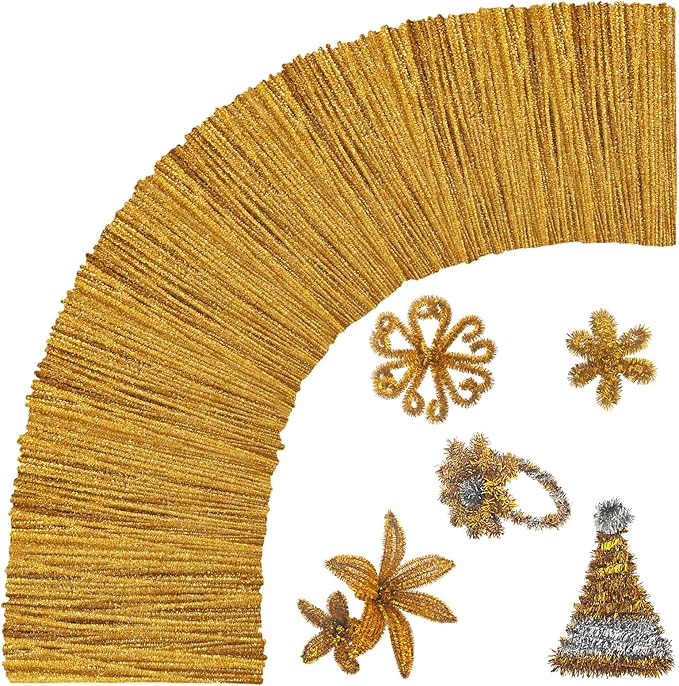 200-Piece Pipe Cleaners Purple Chenille